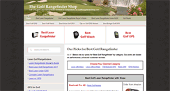 Desktop Screenshot of golfrangefindershop.com